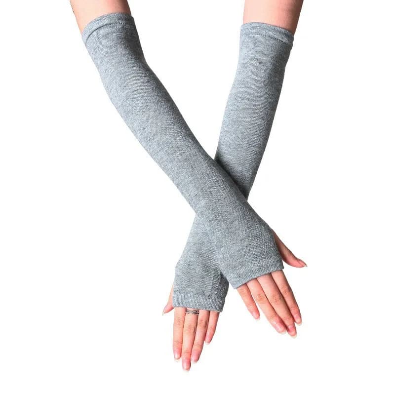 Gants longs sans doigts Punk d'extérieur, manchette pour femmes et hommes, gants Hip-hop d'extérieur