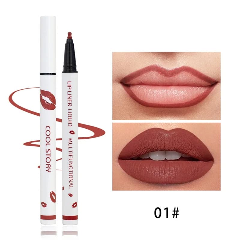 Crayon à lèvres liquide longue durée, outil cosmétique, bâton de revêtement à lèvres doux et mat, sé