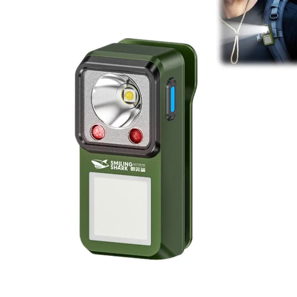 Lampe torche LED magnétique à clipser, éclairage ultra-durable pour l'extérieur, lampe de travail d'