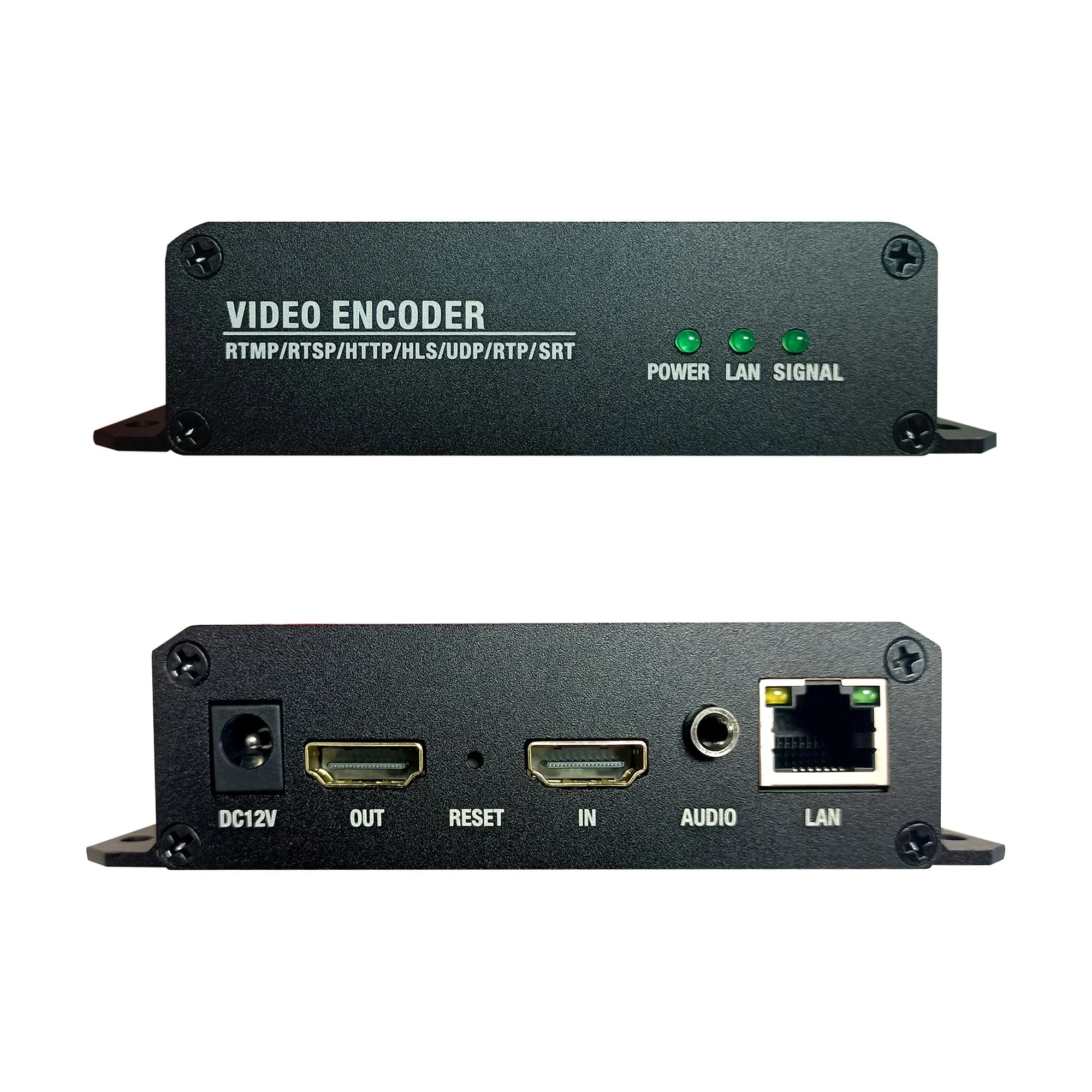 Encodeur HDMI vers IP avec sortie vidéo en boucle HD, encodeur vidéo HEVC H.265 H.264, diffusion en 