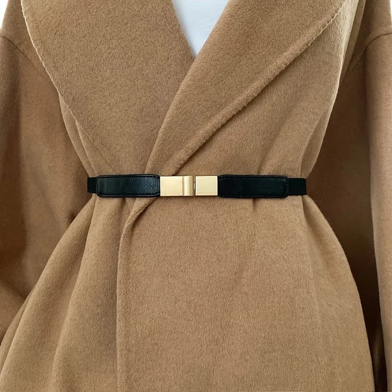 Ceinture fine élastique pour filles, décoration, mode, robe, jupe