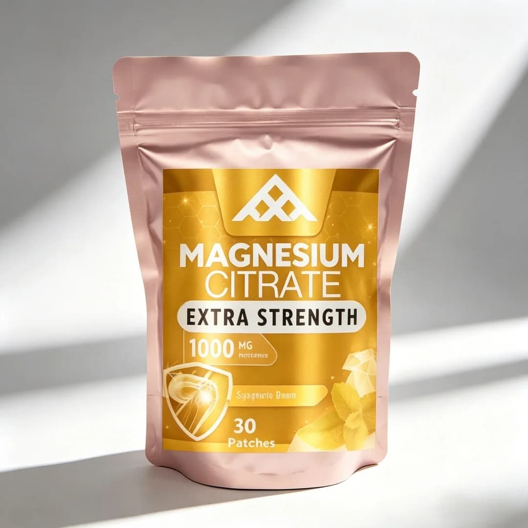 Comprimés de citrate de magnésium à haute absorption 1000 mg - Absorption maximale pour la santé des