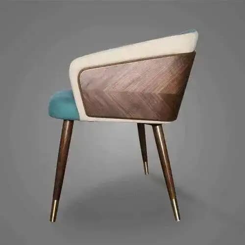 Chaises de salle à manger modernes de luxe, fauteuil à dossier en bois, chaise de salon minimaliste,