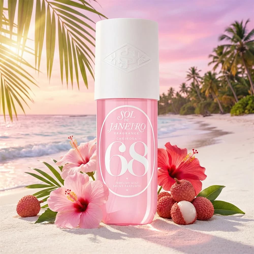 Brume parfumée Sol De Janeiro 68 avec parfum longue durée 90ml, vaporisateurs de parfum prêts à voya