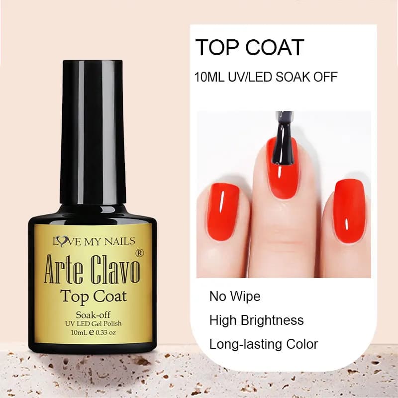 Vernis Gel mat pour couche de finition, 10ML, fonction mate, scellant Semi-Permanent, vernis à tremp
