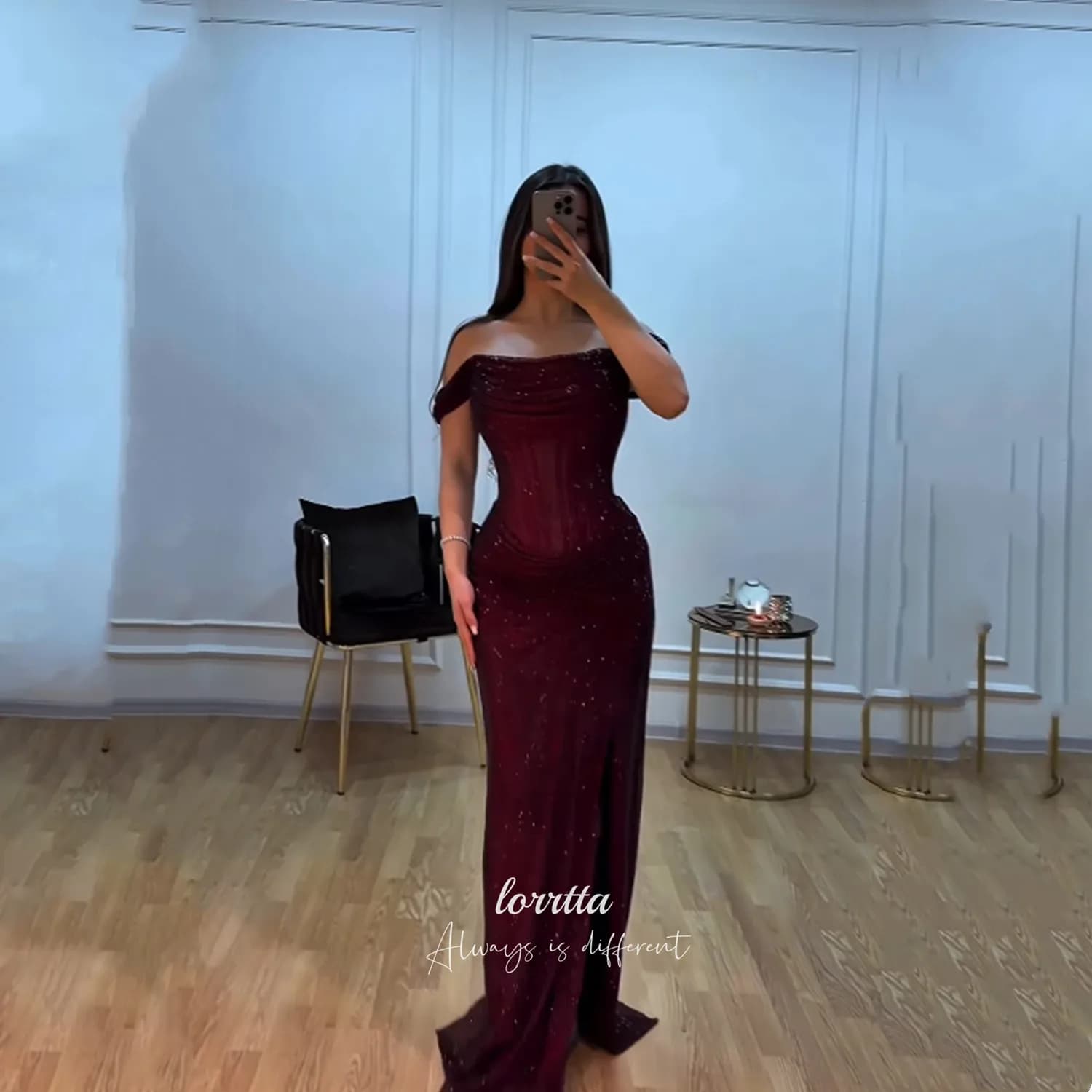 Lorrtta فساتين سهرة Robes de soirée pour occasions spéciales Robe de soirée sirène personnalisée pou