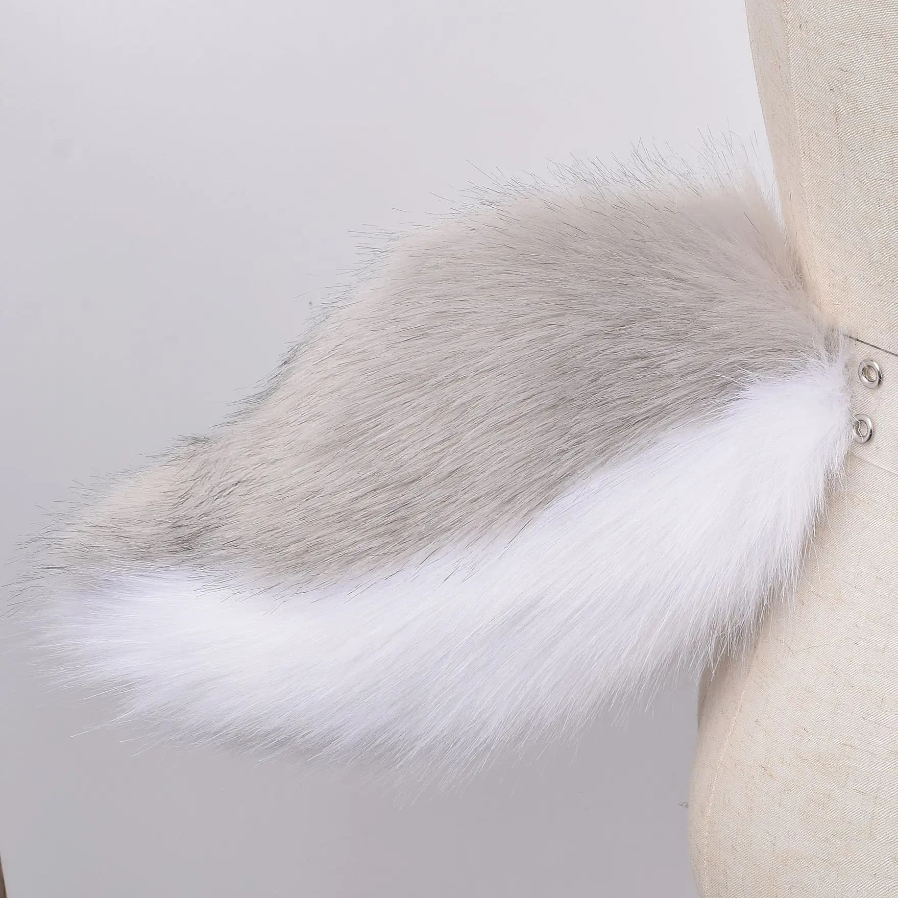 Queue de lapin en fourrure avec ceinture, 12 Styles, pour Cosplay Comic-Con, queue de chat de renard