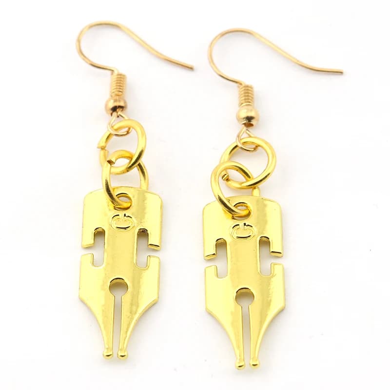 JOJOS Bizarre Adventure Anime Jean Pierre Polnareff coeur cassé boucles d'oreilles Cosplay bijoux po