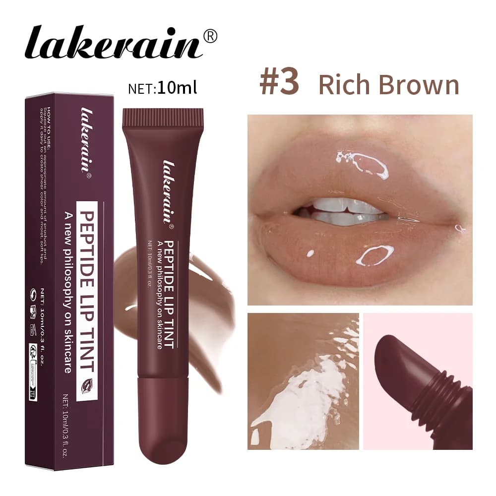 Brillant à lèvres hydratant longue durée, imperméable, brillant miroir, couleur transparente, Gel hy