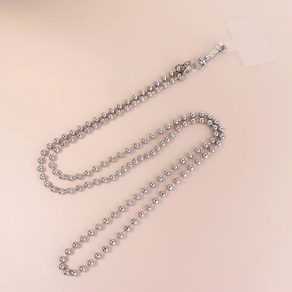 Long cordon de téléphone, breloque de téléphone, pendentif métallique, sangle de téléphone, chaîne d