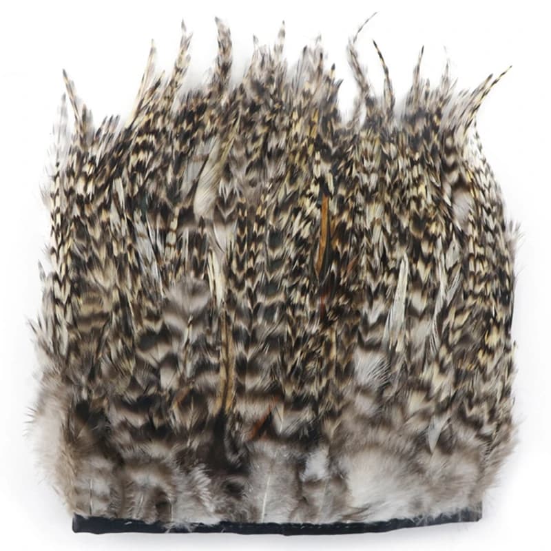Frange de gland de plume de faisan de coq naturel, garniture de jupe, costume de robe, garnitures de