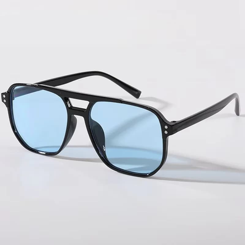 Vintage hommes femmes grandes lunettes de soleil hommes nuances carrées marque concepteur unisexe lu
