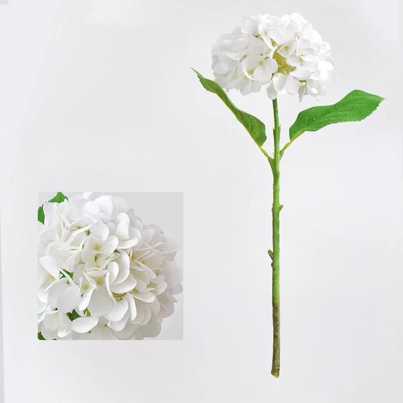 InjFlower-Drapeau à main hydratant, fleur d'hortensia artificielle, décoration de la maison, hôtel, 