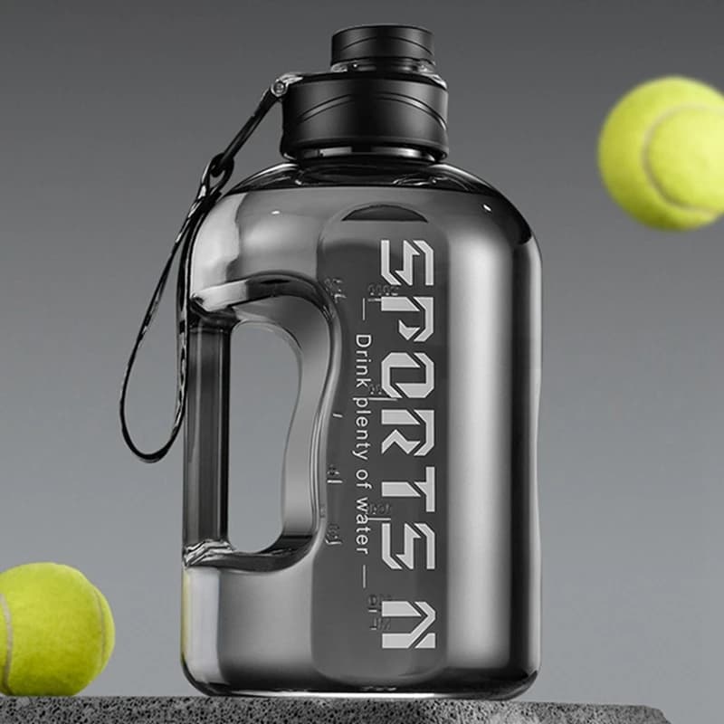 2.7/1.7L bouteilles d'eau isolées avec paille salle de sport voyage randonnée Camping bouteille d'ea