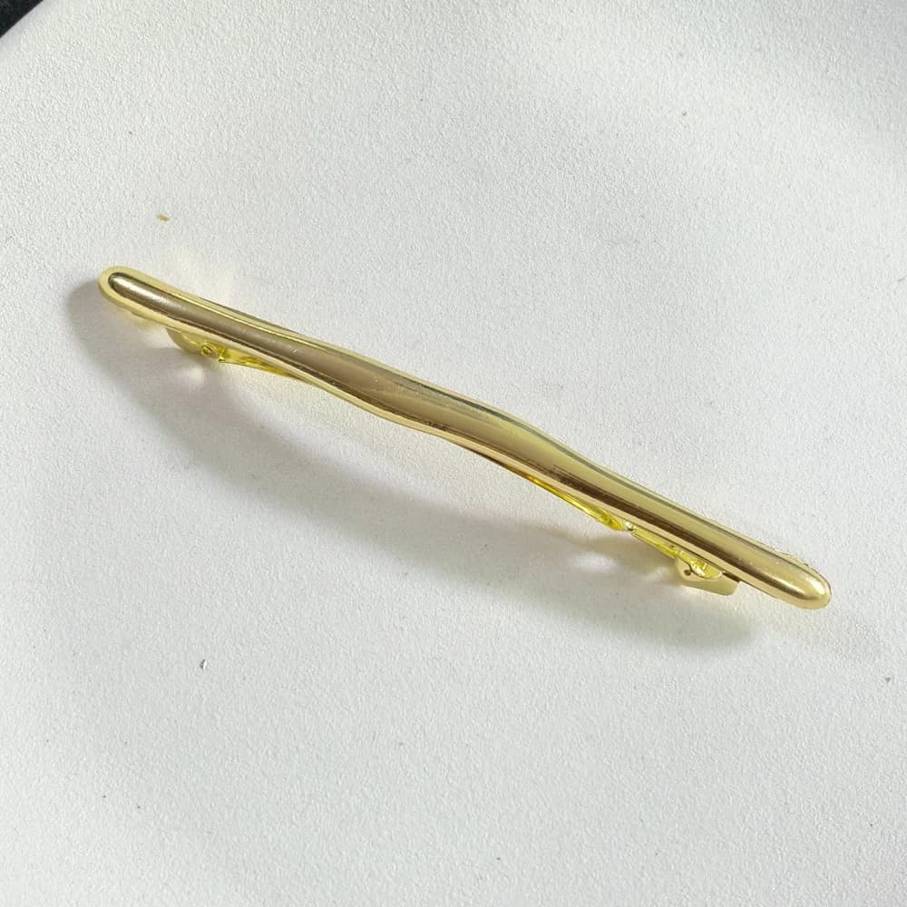 Barrettes à cheveux vintage longues pour femmes, pinces à cheveux en métal de forme irrégulière, acc