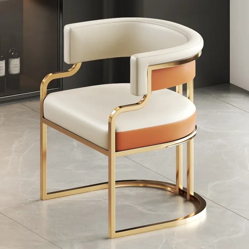 Nouvelle chaise de salle à manger de luxe légère, chaise de Mahjong d'hôtel à domicile, chaise de ca