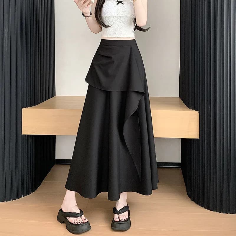 Jupe trapèze femme taille haute nouvelle collection été 2026