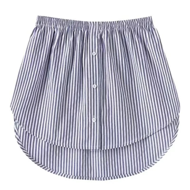 Jupe noire printemps chemise jupe femmes faux ourlet pull décontracté Style coréen bas jupe pull bas