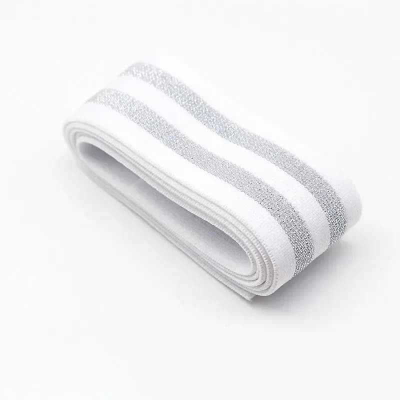 Bande élastique plate en Fiber de Polyester, 40mm d'épaisseur, largeur, sangle élastique, bricolage,