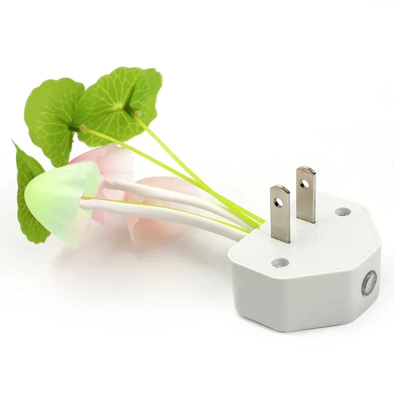 Lampe de nuit en forme de champignon HOMEFISH, nouveauté, champignon, lumière nocturne, prise EU et 