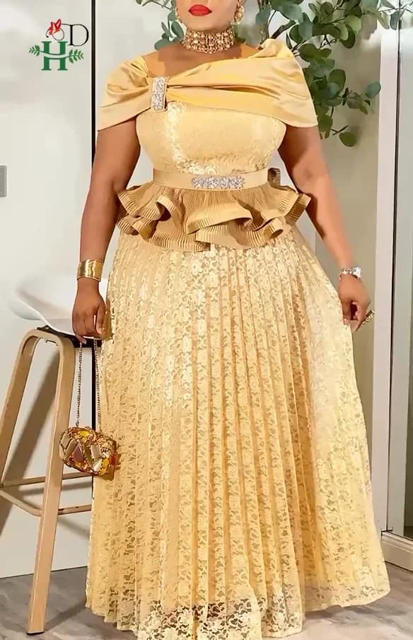Robes de soirée africaines 2026 pour femmes, tenues africaines en dentelle à sequins pour dames, rob