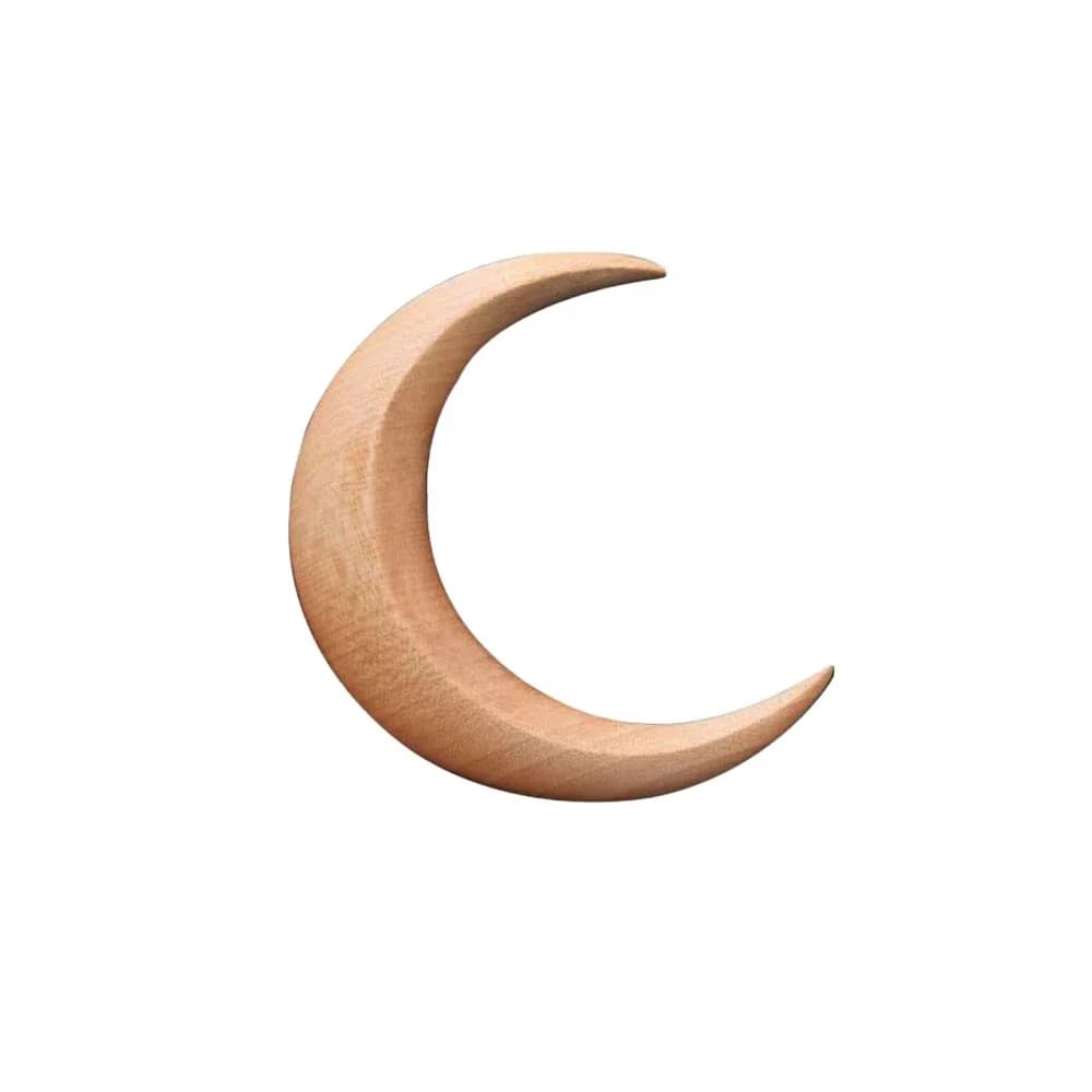 Fourche à cheveux en croissant de lune pour femmes, ramadan, sculpté à la main, bâtons de cheveux en
