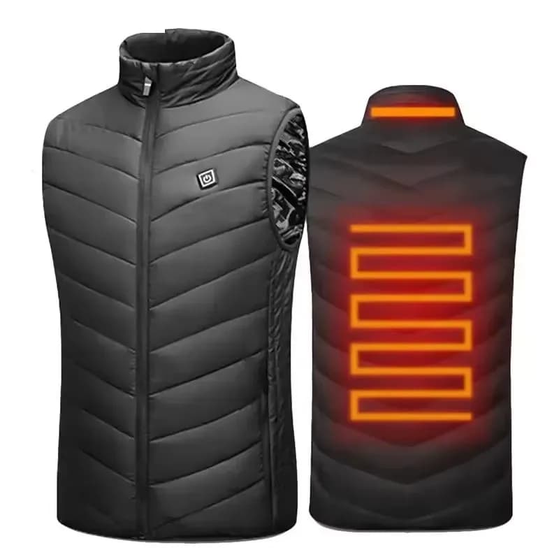 Veste chauffante à 17 zones, vestes chauffantes électriques pour hommes et femmes, vêtements de spor