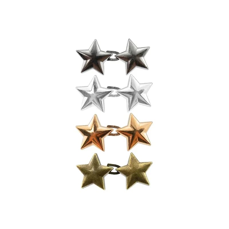 4/8 pièces Attaches de taille étoile pour jeans, ajustables, sans couture, boutons de serrage pour j