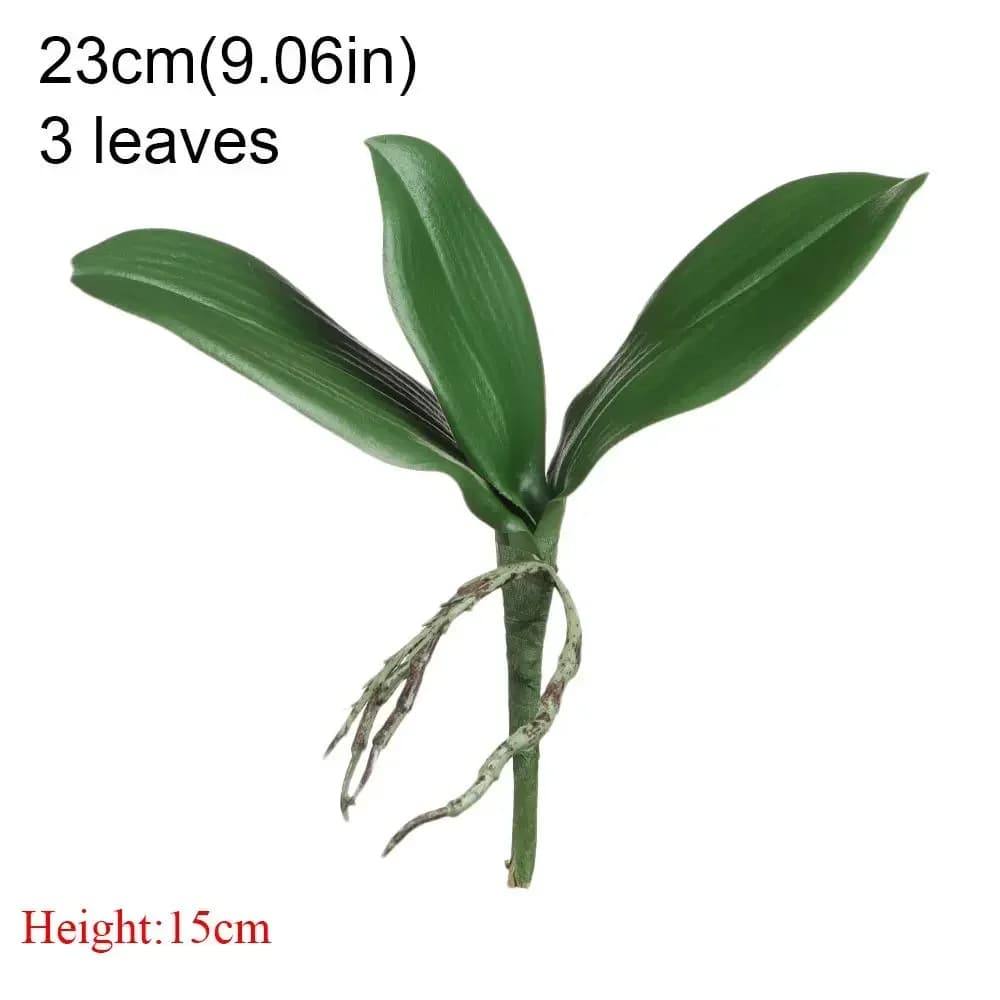 Cuir chevelu ÉlPhalaenopsis, plante, fleurs décoratives, feuilles de simulation, décoration d'intéri