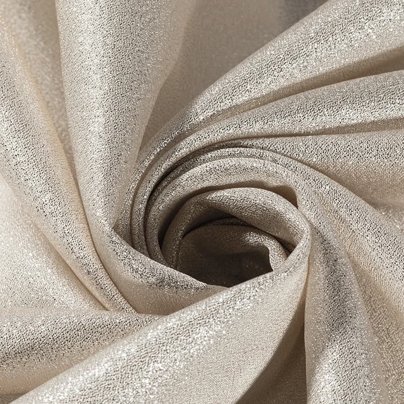 Tissu métallique de luxe à paillettes argentées et dorées, 3/5/10m, pour la couture de robes au mètr