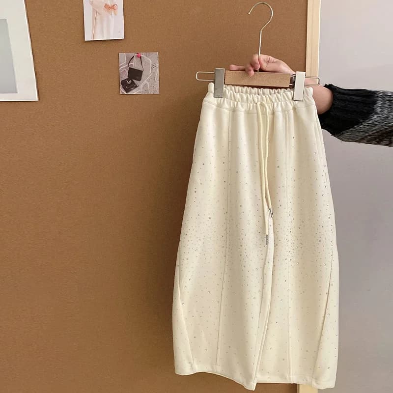 Pantalon large décontracté pour filles 2026 – Tendance, polyvalent, coupe ample, style décontracté, 