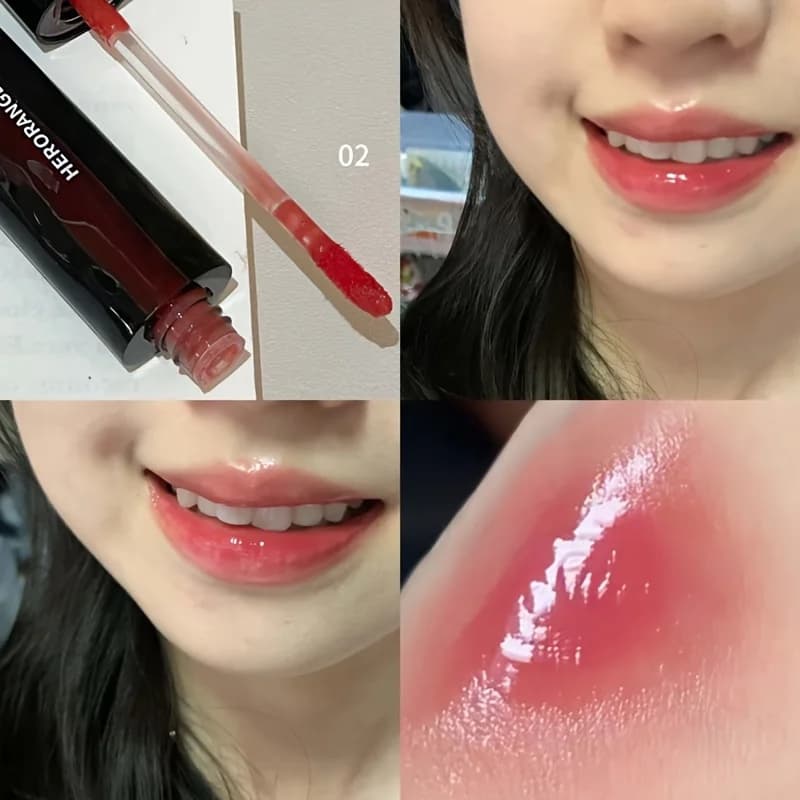 Gloss à lèvres brillant Herorange, hydratant, lisse, longue tenue, anti-transfert, imperméable, non 