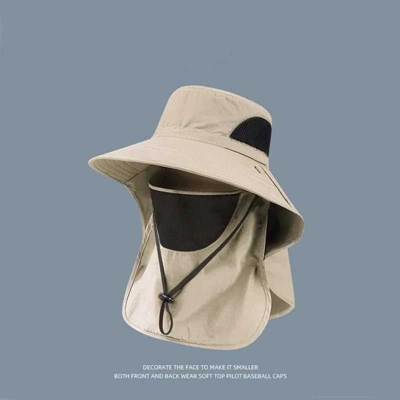 Chapeaux de soleil d'été Protection UV casquette de pêche de chasse en plein air pour hommes femmes 