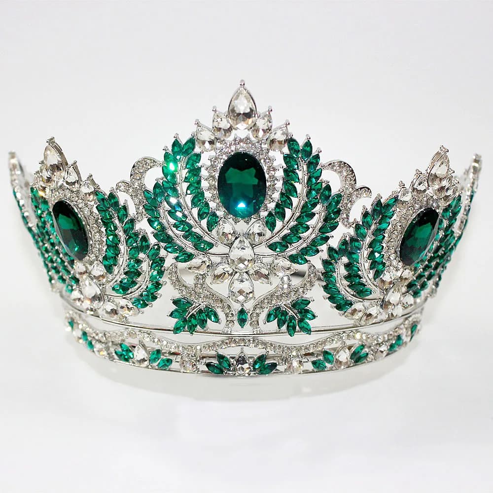 Levery beauté couronne reine couronnes colorées robe spectacle bandeau