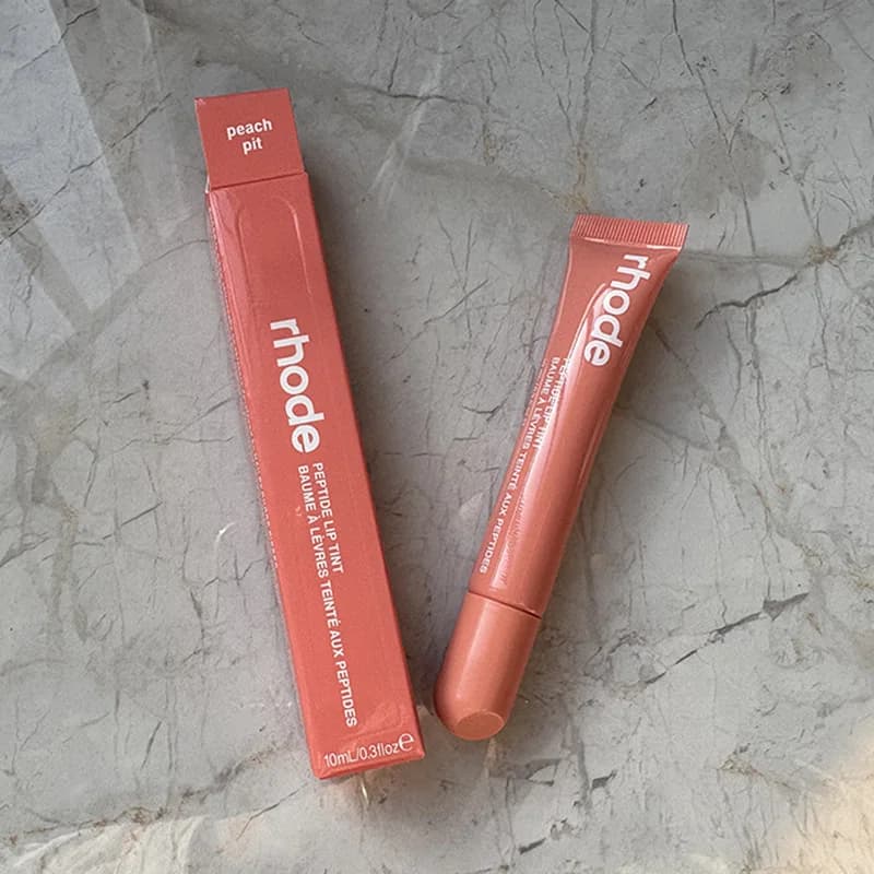 Nouveau RHODE Ribbon PBJ Lemontini Gloss à lèvres, Stick blush de poche, Fard à joues waterproof lon