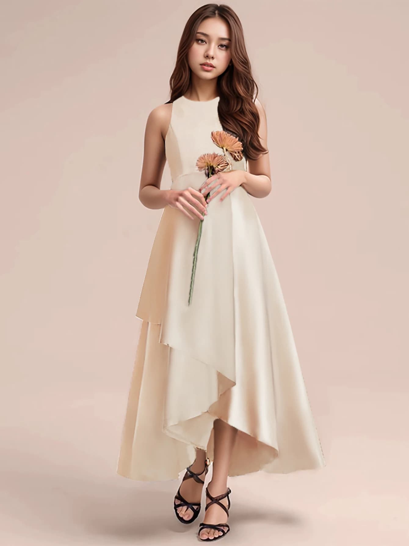 Robes longues vert foncé de haute qualité pour adolescentes, idéales pour les fêtes d'anniversaire, 