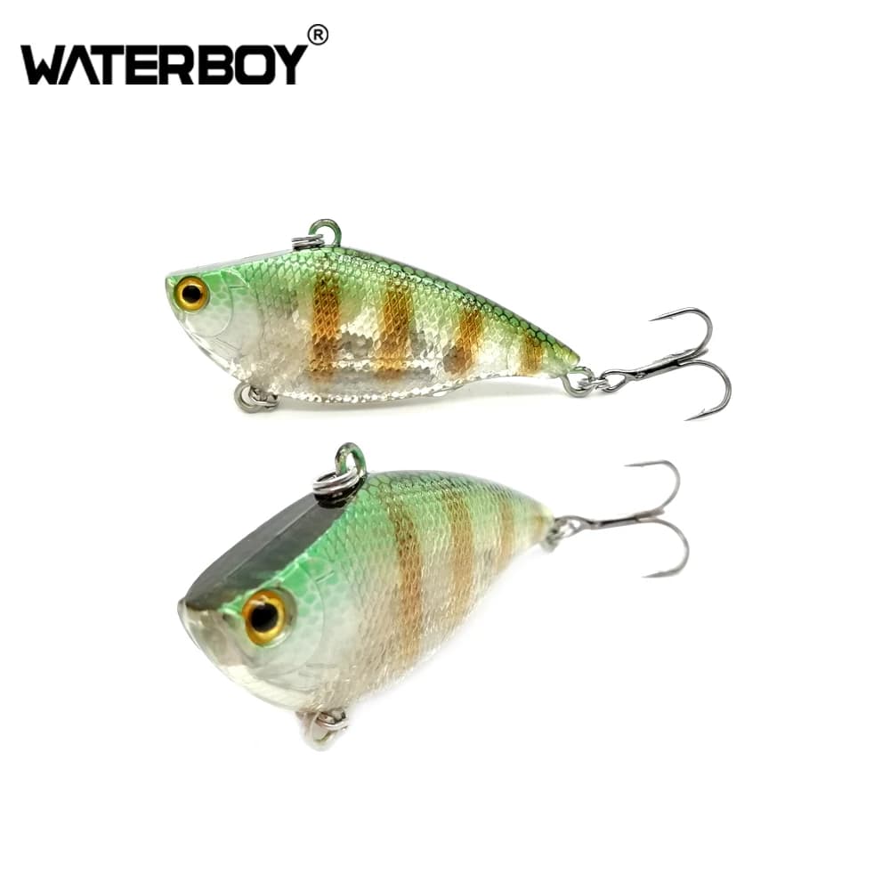 WATERBOY – leurre rigide VIB coulant avec triple hameçon, appât artificiel Wobber idéal pour la pêch