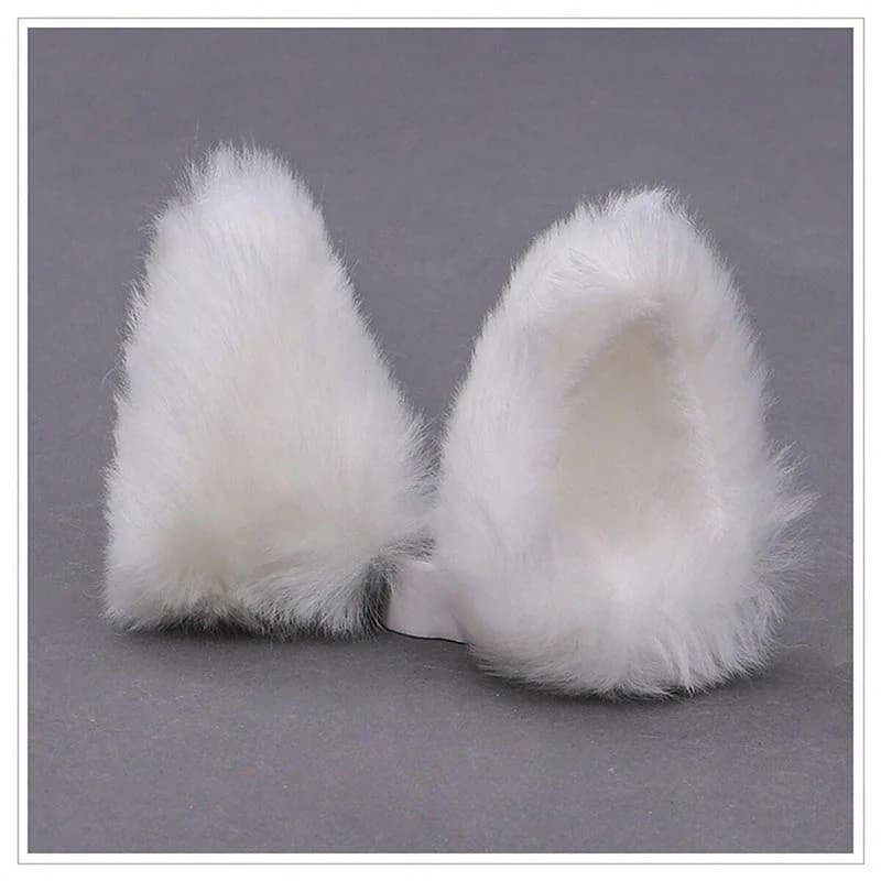 Pince à cheveux oreilles de chat pour filles, épingles à cheveux animaux à fourrure, Lolita Cosplay,