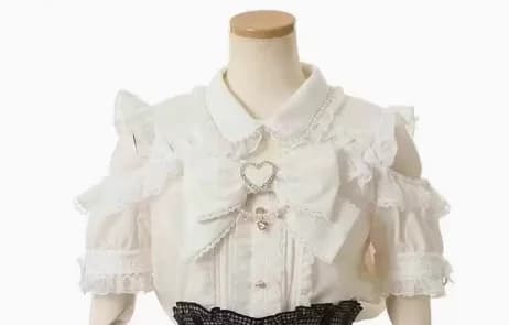 Jupe Lolita style japonais, nouvelle collection été-automne 2026, mignonne et élégante, avec dentell