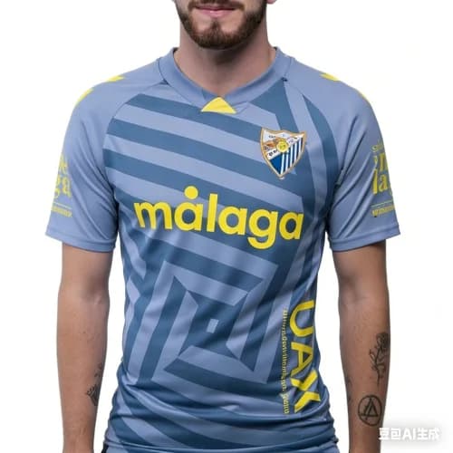 Maillot de football extérieur Malaga CF 2026 pour homme – T-shirt décontracté à séchage rapide, idéa