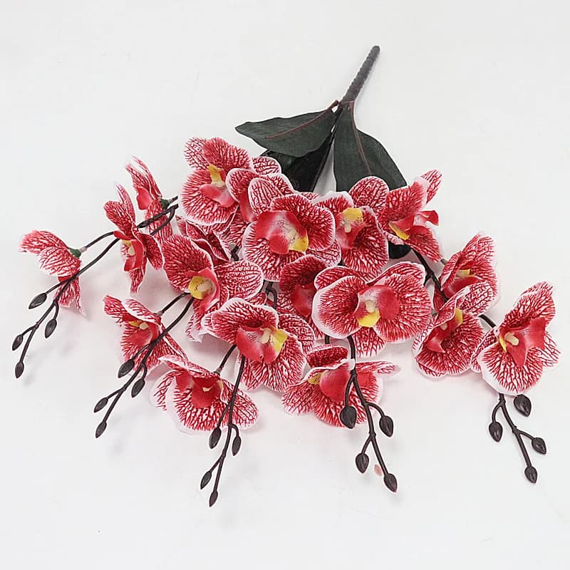 Bouquet de fleurs pour la décoration intérieure, orchidée dansante Phalaenopsis, ornements de mariag