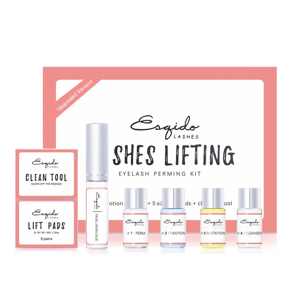 Nouveau Kit de levage de cils longue durée, Lotion permanente, colle de Fixation, cils bouclés, Salo