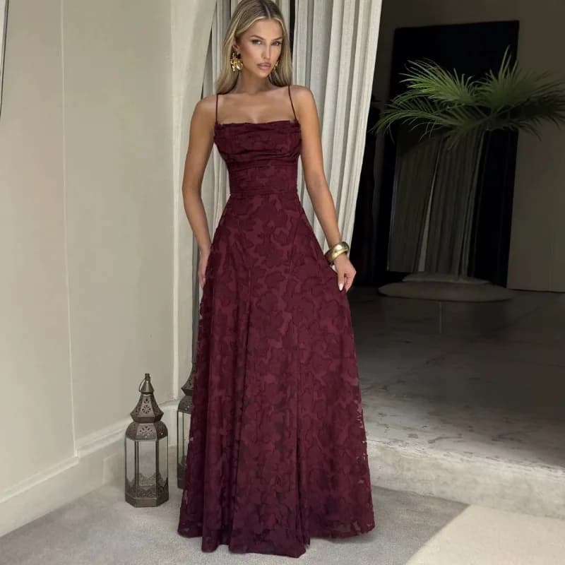 Nouvelle Robe Longue Sexy Dos Nu Printemps 2026