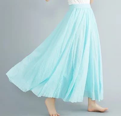 Robe littéraire en coton et lin pour fille Mori, 28 couleurs, taille élastique, jupe d'extension tra