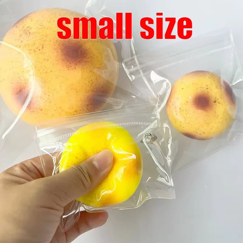 Ensemble de pommes de terre squishy, tailles grande et petite, pommes de terre squishy à texture dou