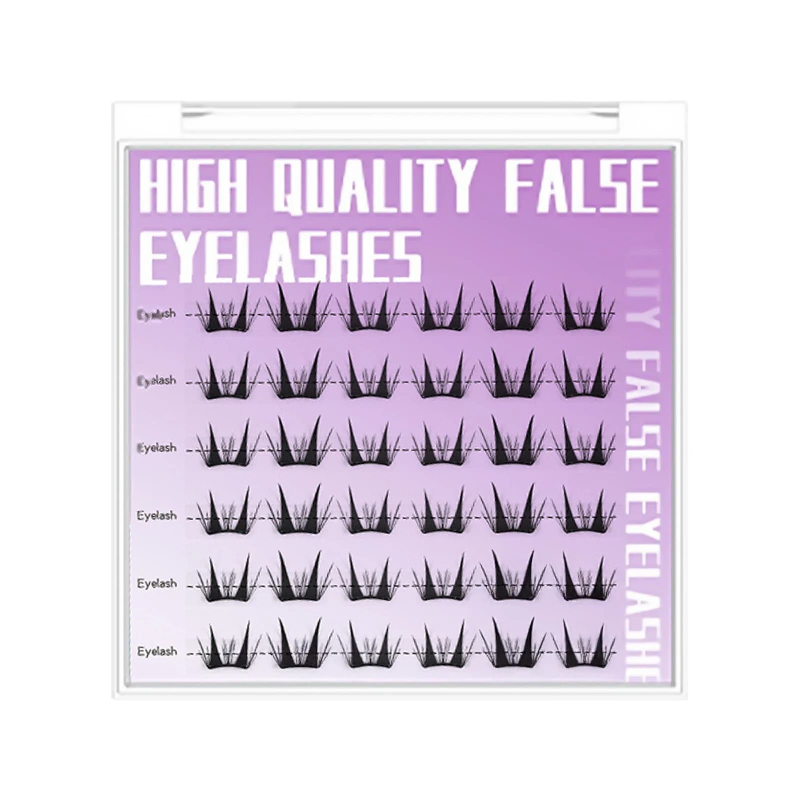 Faux-cils naturels Cosplay, sans colle, besoin de grappes de cils, pour effet de levage des yeux, ou