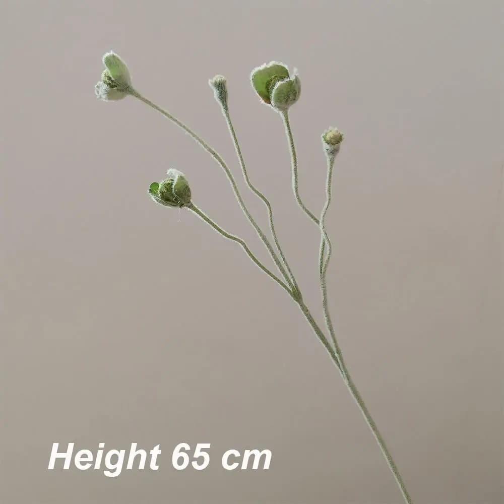 Fleurs artificielles de coquelicot, fausses fleurs à tige longue de 65cm, pour décoration de maison,