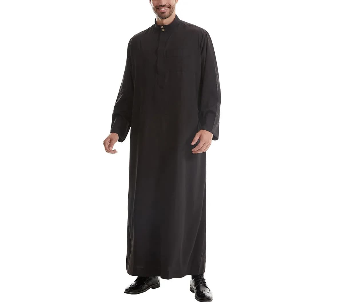 Mode musulmane, abayas, robe longue à manches longues pour hommes, abaya saoudienne, thobe arabe, ju