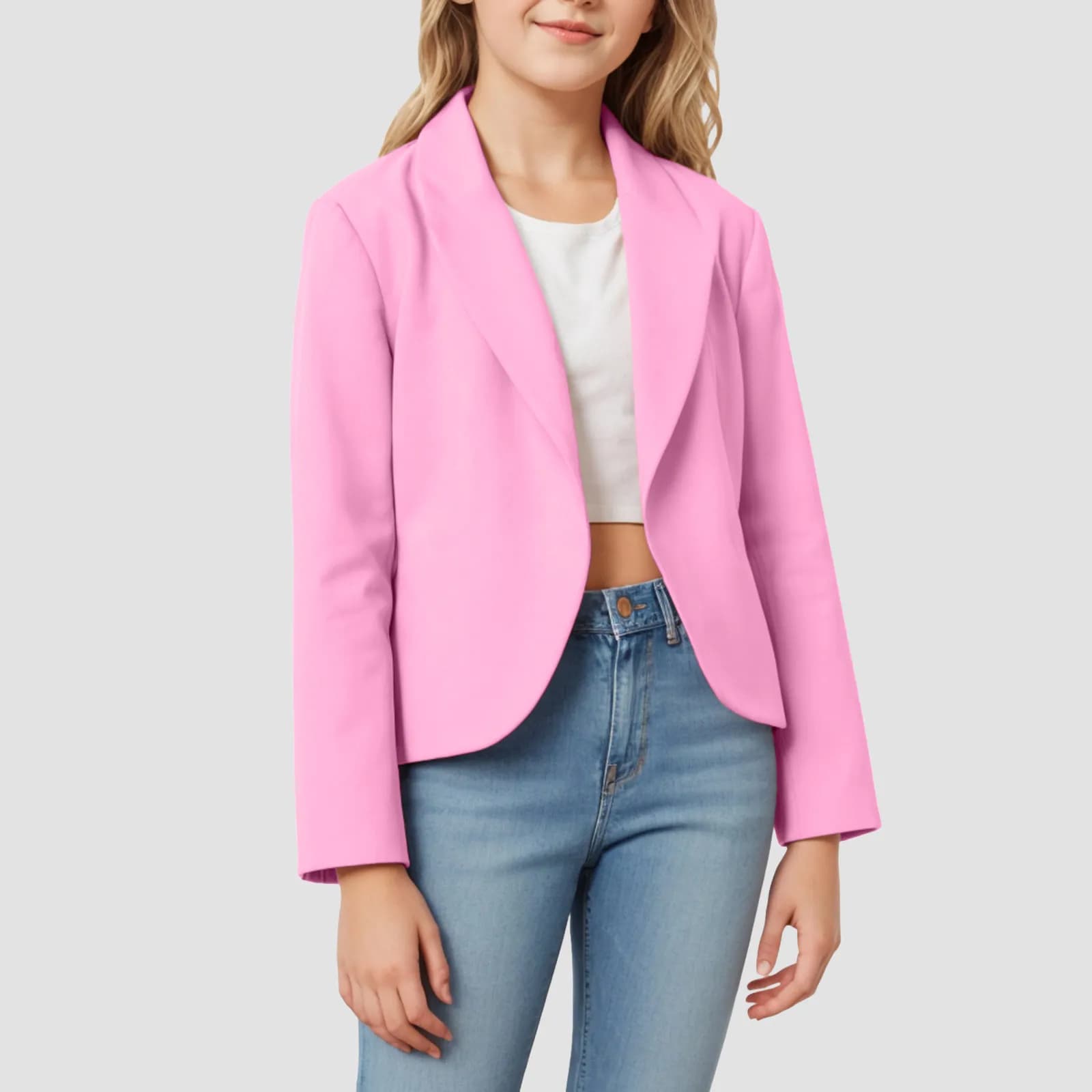 Vêtements de randonnée pour enfants, veste de costume pour filles, confortable, douce et à la mode, 
