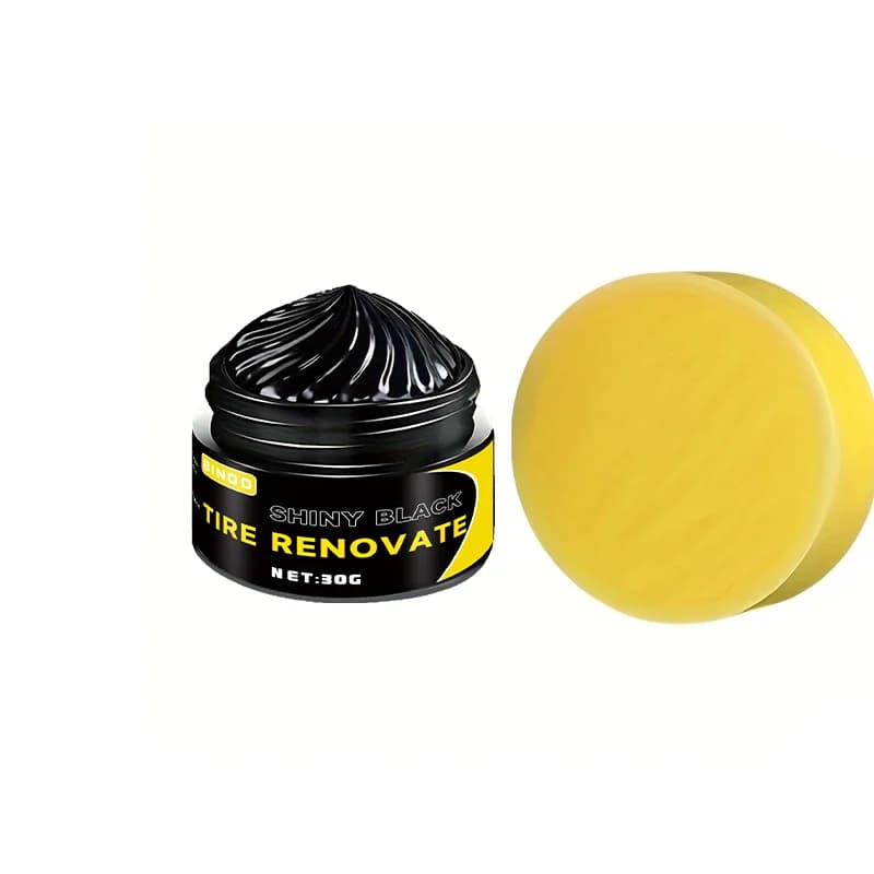 Cire pour pneus noire brillante, Protection durable et durable pour tous les réparations des pneus, 